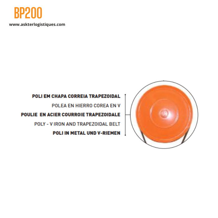 BP200 - BÉTONNIÈRE PROFESSIONNEL