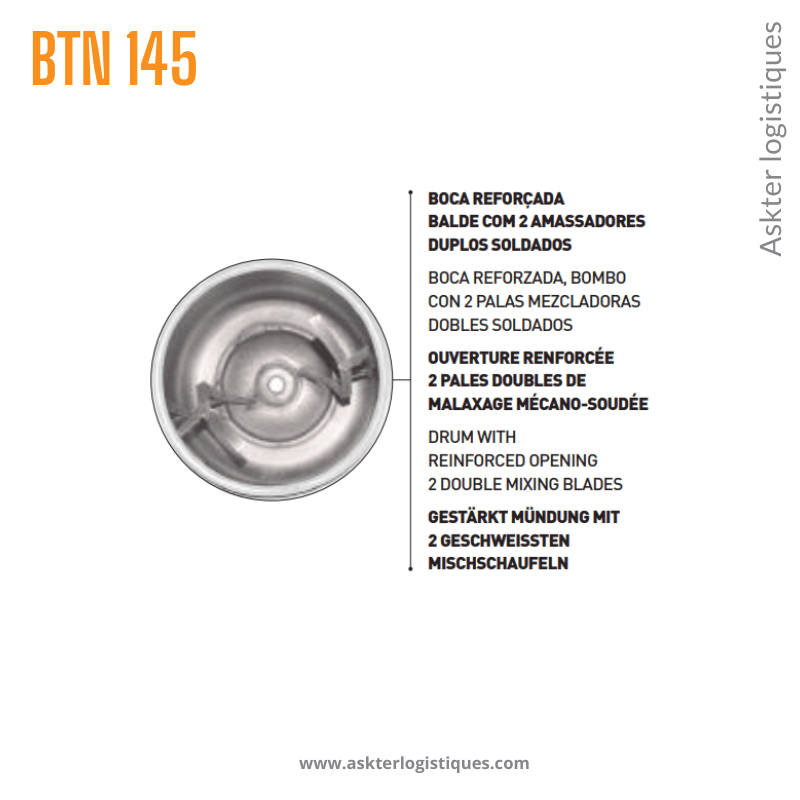 BTN 145 - BÉTONNIÈRE TRÉPIED