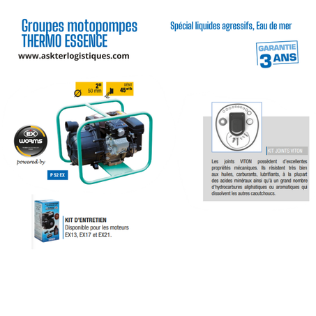 Groupes motopompes THERMO ESSENCE