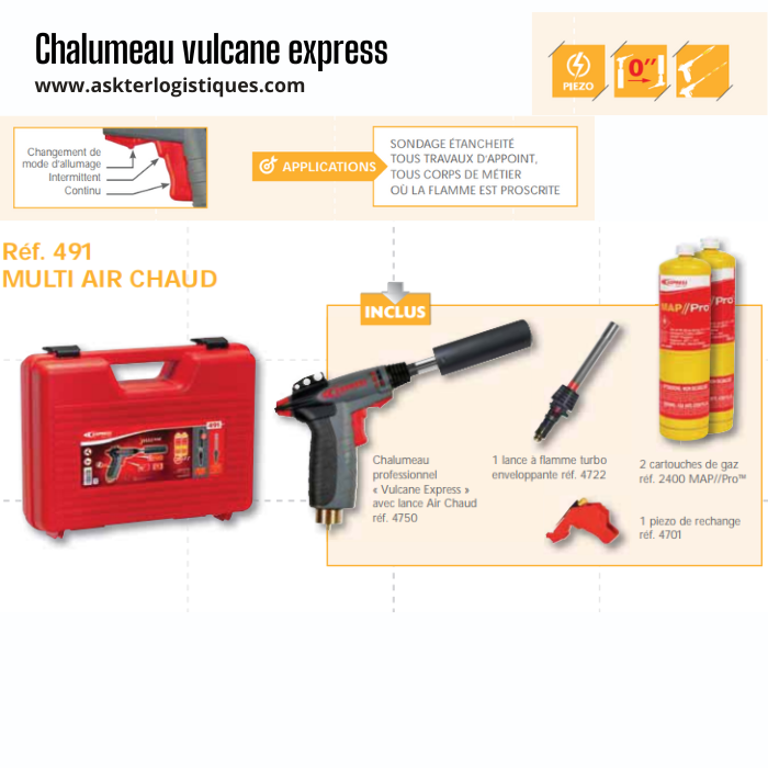 Chalumeau vulcane express