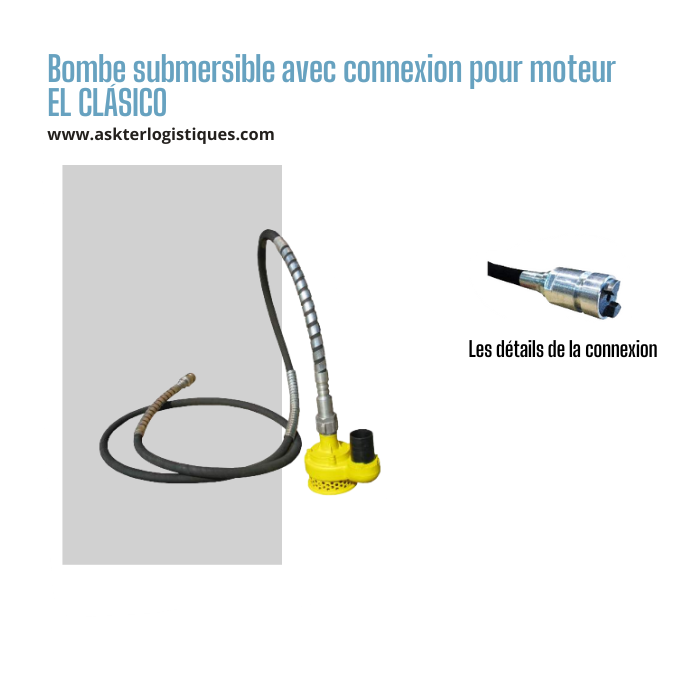 Bombe submersible avec connexion pour moteur EL CLÁSICO