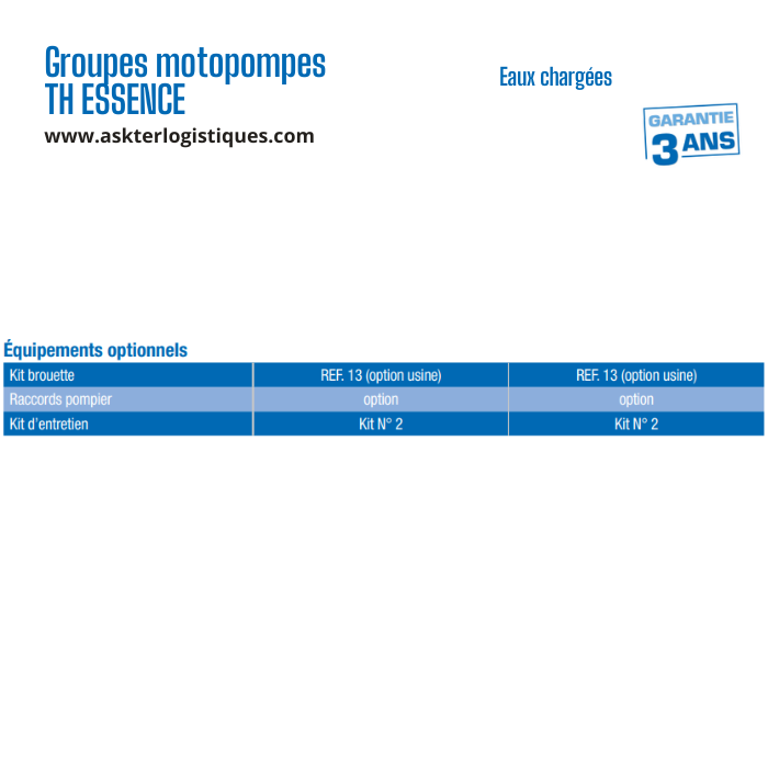 Groupes motopompes TH ESSENCE