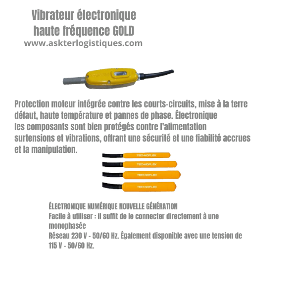 Vibrateur électronique haute fréquence GOLD