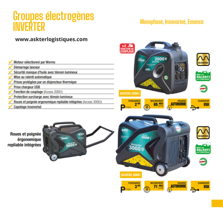 Groupes électrogènes INVERTER