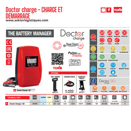 Doctor charge - CHARGE ET DÉMARRAGE