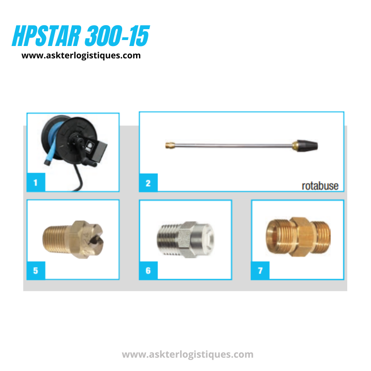 HPSTAR 300-15 - Nettoyeurs Haute Pression Moteur à essence