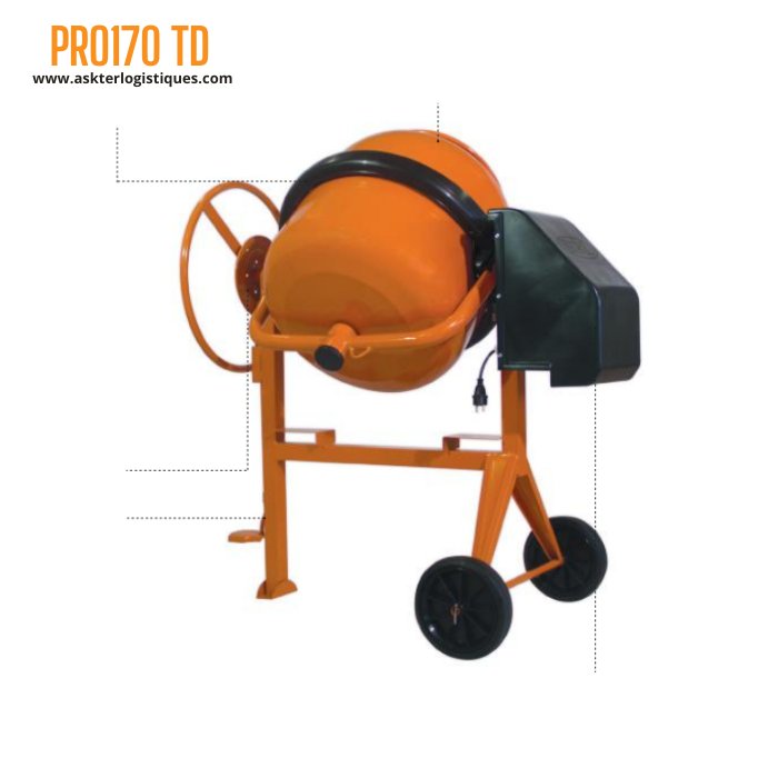 PRO170 TD - BÉTONNIÈRE PROFESSIONNEL FRÉNAGE PAR DISQUE