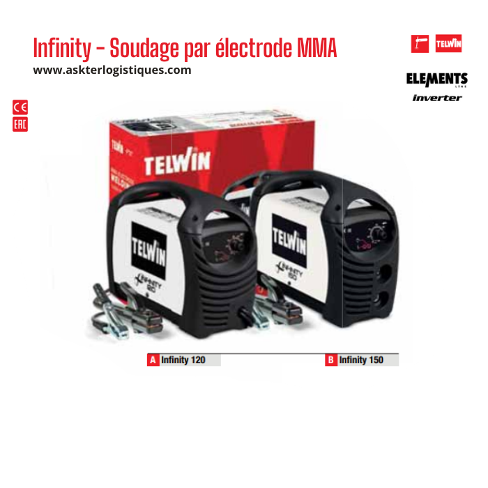 Infinity - Soudage par électrode MMA