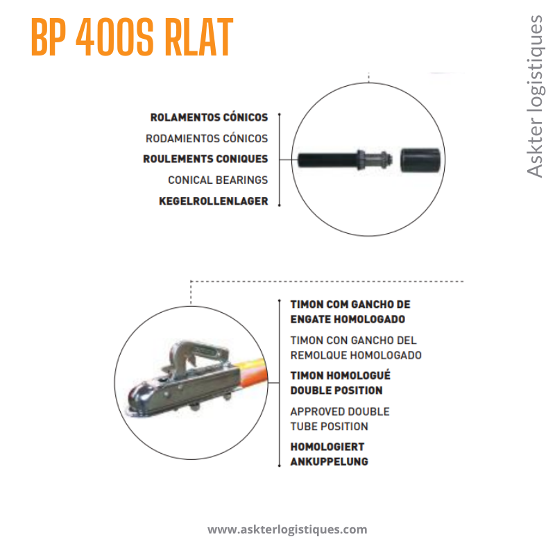 BP 400S RLAT - BÉTONNIÈRE SILENCIEUSE TRACTABLE