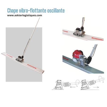 Chape vibro-flottante oscillante