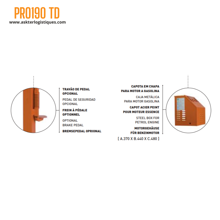 PRO190 TD - BÉTONNIÈRE PROFESSIONNEL FRÉNAGE PAR DISQUE