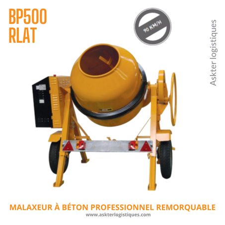 BP 500 RLAT - BÉTONNIÈRE PROFESSIONNEL TRACTABLE