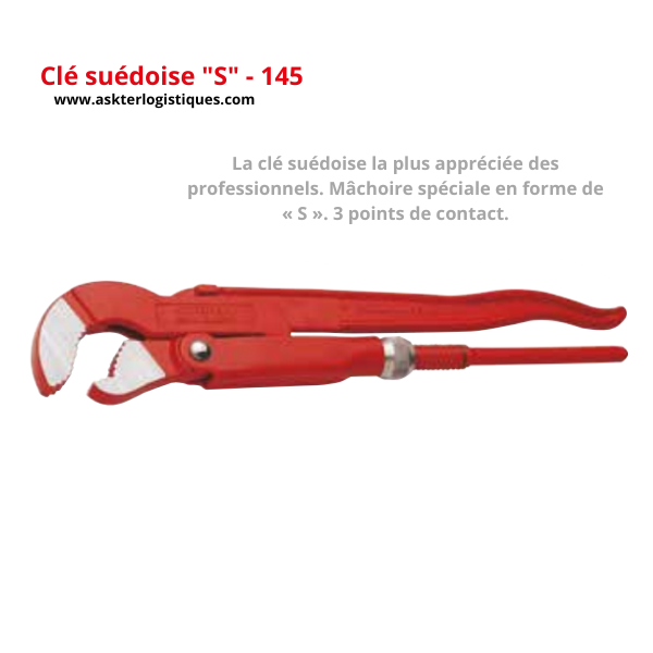 Clé suédoise "S" - 145