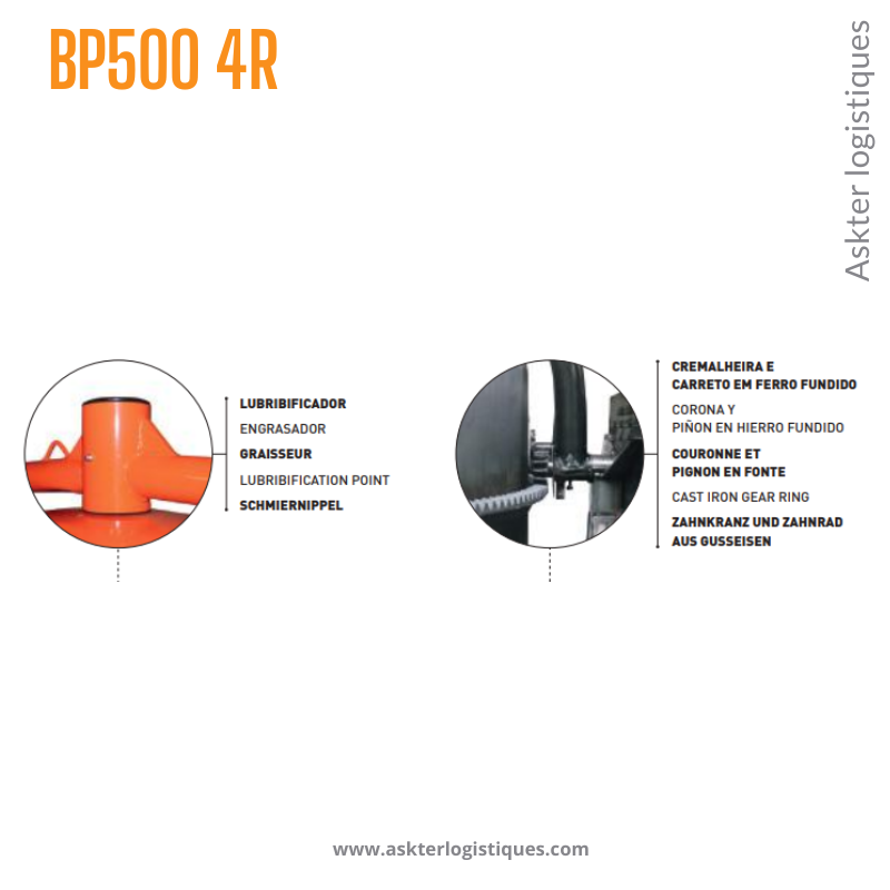 BP 500 4R - BÉTONNIÈRE PROFESSIONNEL TRACTABLE