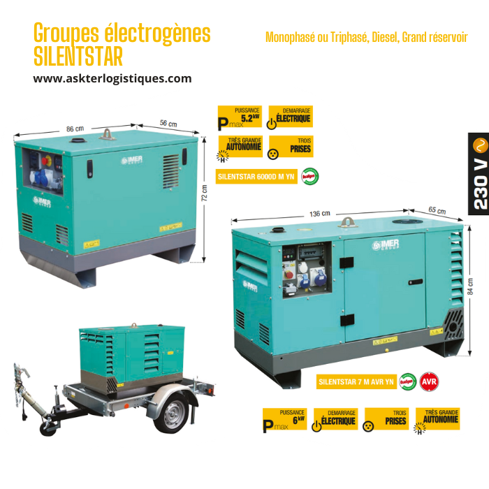 Groupes électrogènes SILENTSTAR