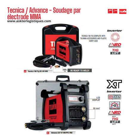 Tecnica / Advance - Soudage par électrode MMA