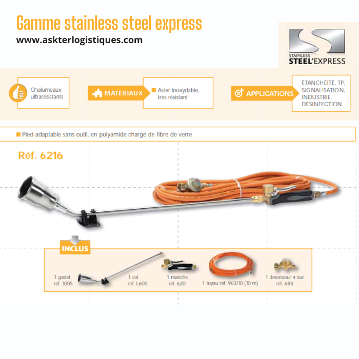 Gamme stainless steel express