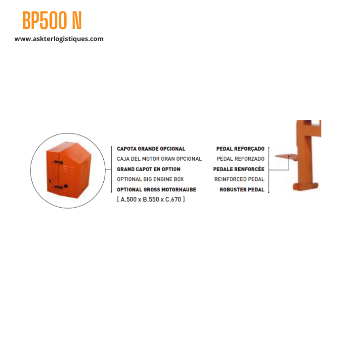 BP500N - BÉTONNIÈRE PROFESSIONNEL