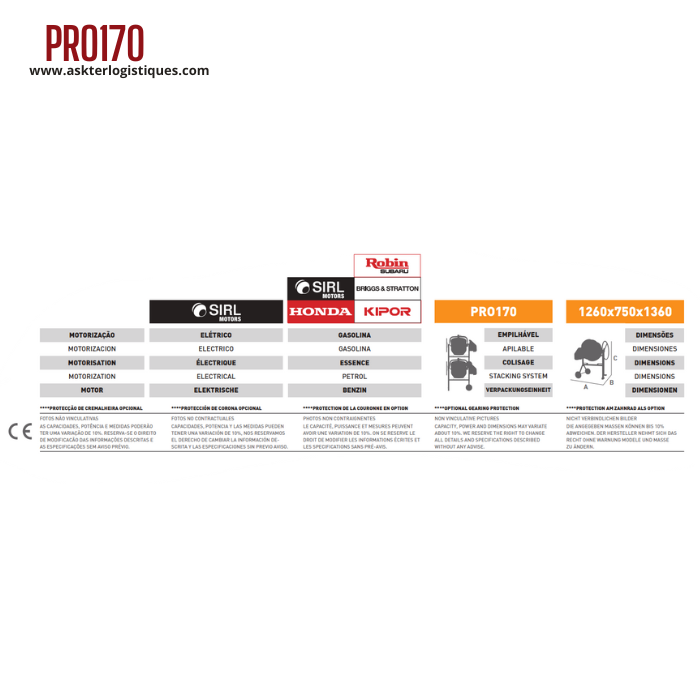 PRO170 - BÉTONNIÈRE PROFESSIONNEL