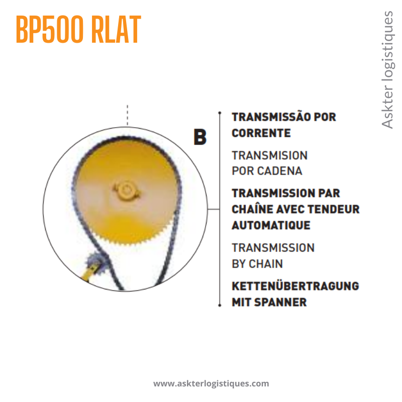 BP 500 RLAT - BÉTONNIÈRE PROFESSIONNEL TRACTABLE