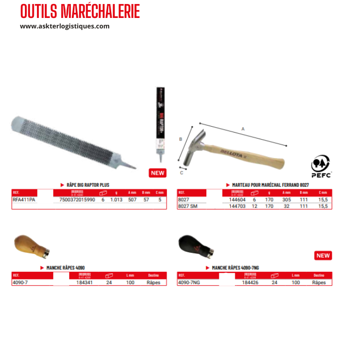 OUTILS MARÉCHALERIE