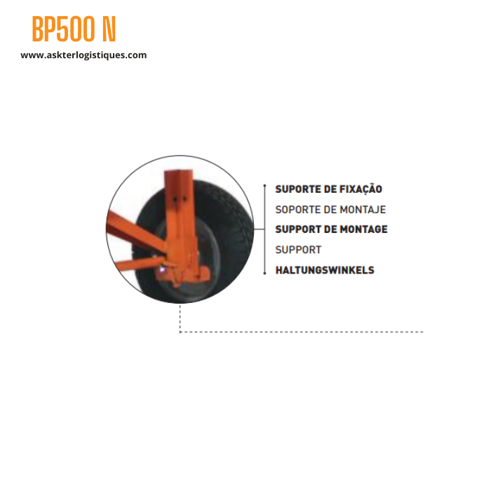 BP500N - BÉTONNIÈRE PROFESSIONNEL