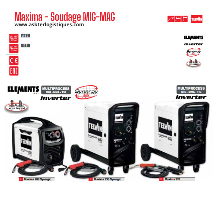 Maxima - Soudage MIG-MAG