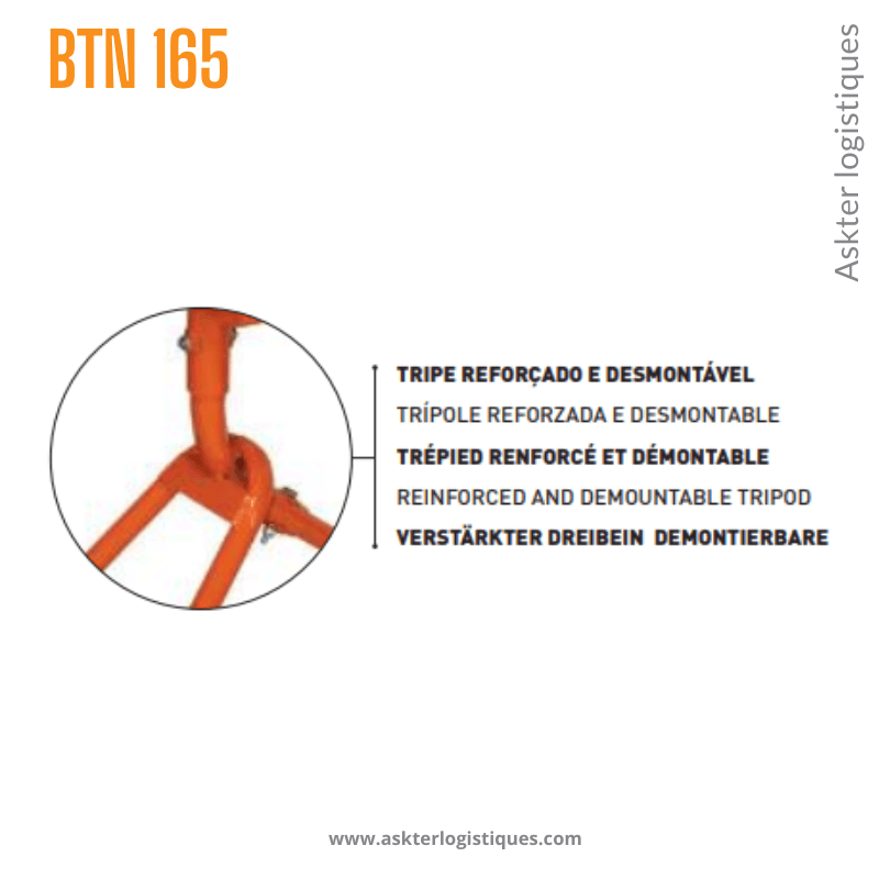 BTN 165 - BÉTONNIÈRE TRÉPIED