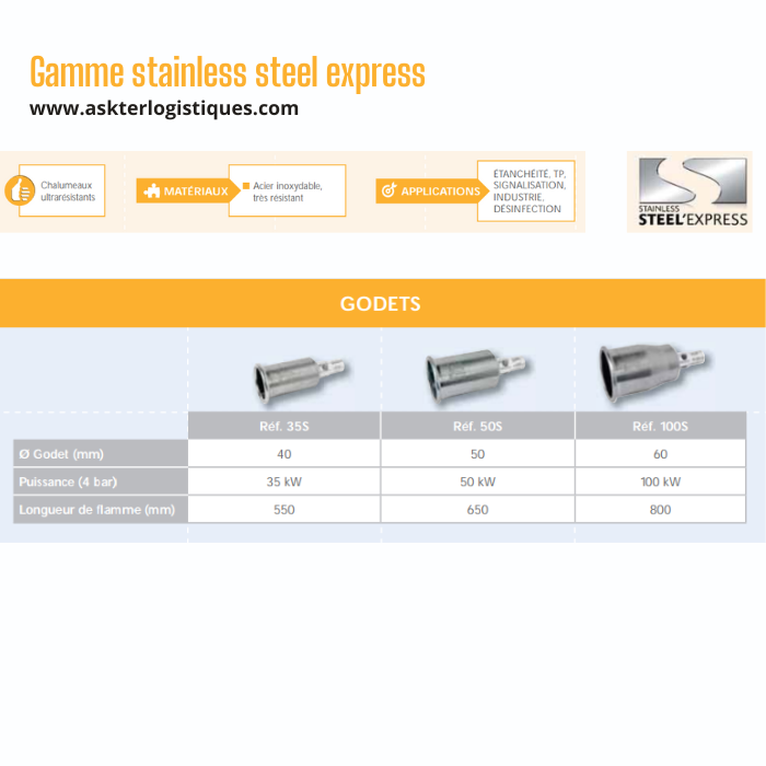 Gamme stainless steel express 2