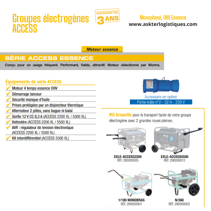 Groupes électrogènes ACCESS