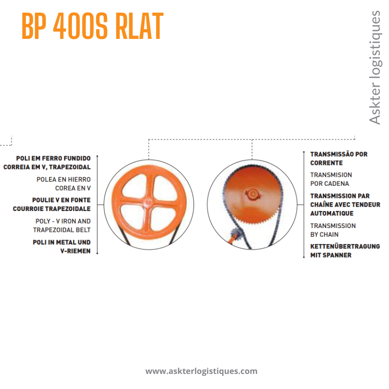 BP 400S RLAT - BÉTONNIÈRE SILENCIEUSE TRACTABLE