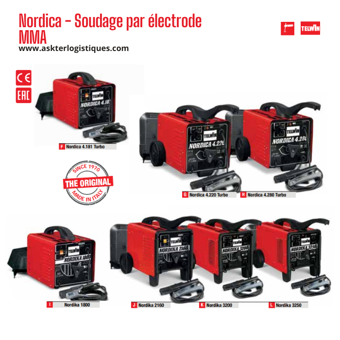 Nordica - Soudage par électrode MMA