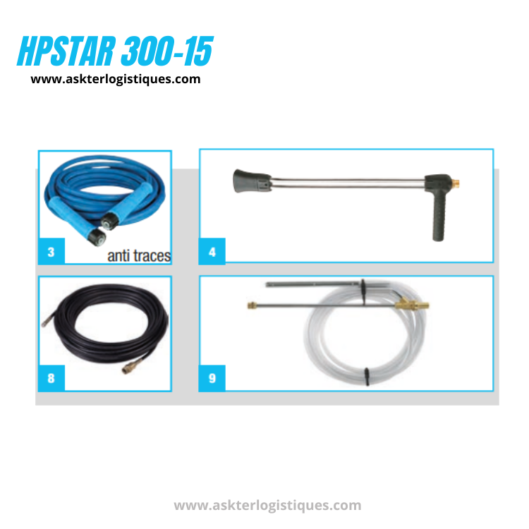 HPSTAR 300-15 - Nettoyeurs Haute Pression Moteur à essence