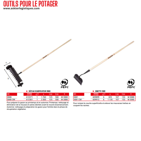 OUTILS POUR LE POTAGER