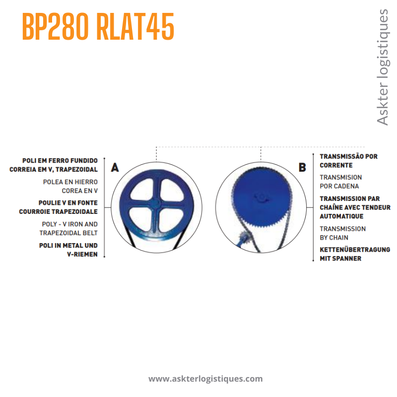 BP500 4R  - BÉTONNIÈRE PROFESSIONNEL TRACTABLE