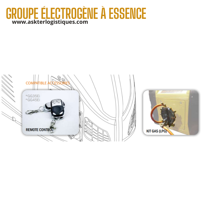 GROUPE ÉLECTROGÈNE À ESSENCE INVERTER