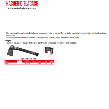 HACHES D’ÉLAGAGE