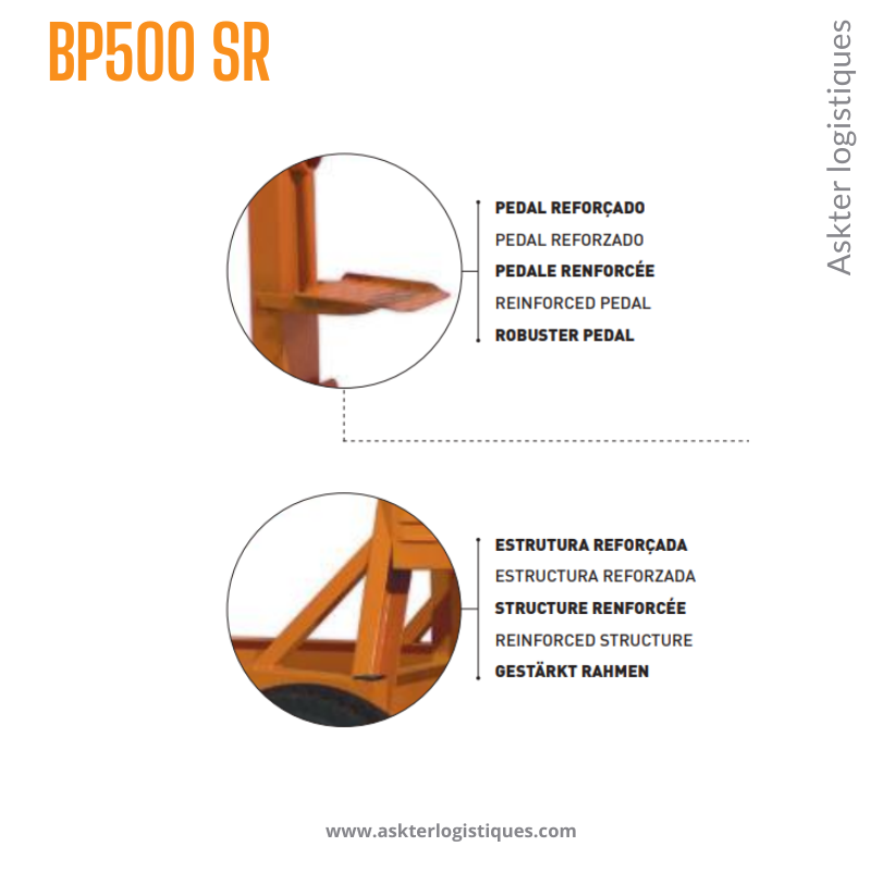 BP 500 SR - BÉTONNIÈRE PROFESSIONNEL TRACTABLE