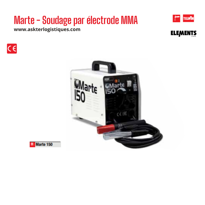 Marte - Soudage par électrode MMA