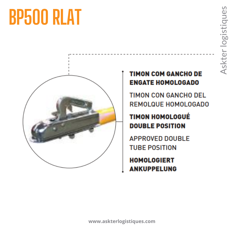 BP 500 RLAT - BÉTONNIÈRE PROFESSIONNEL TRACTABLE