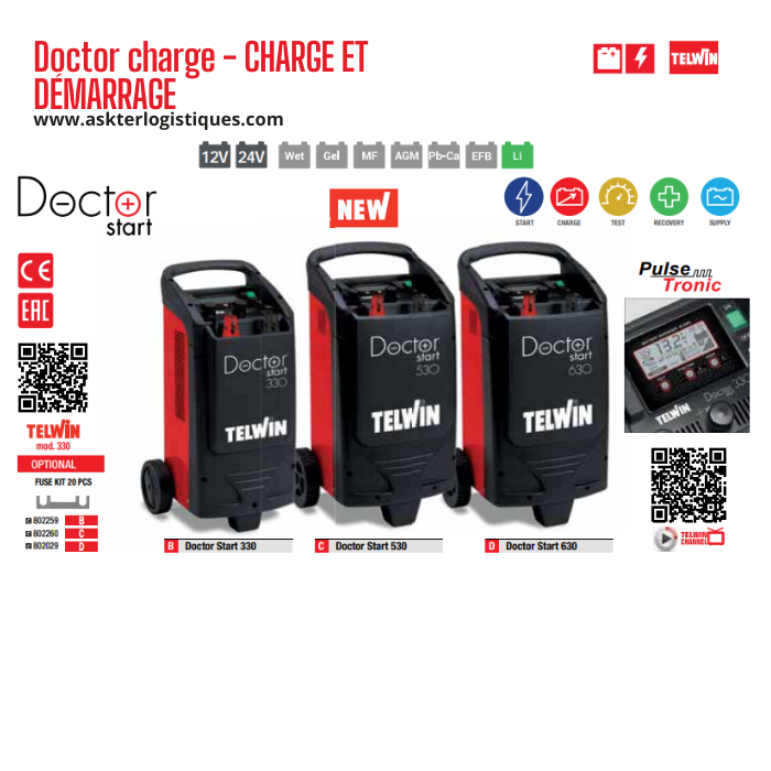 Doctor charge - CHARGE ET DÉMARRAGE