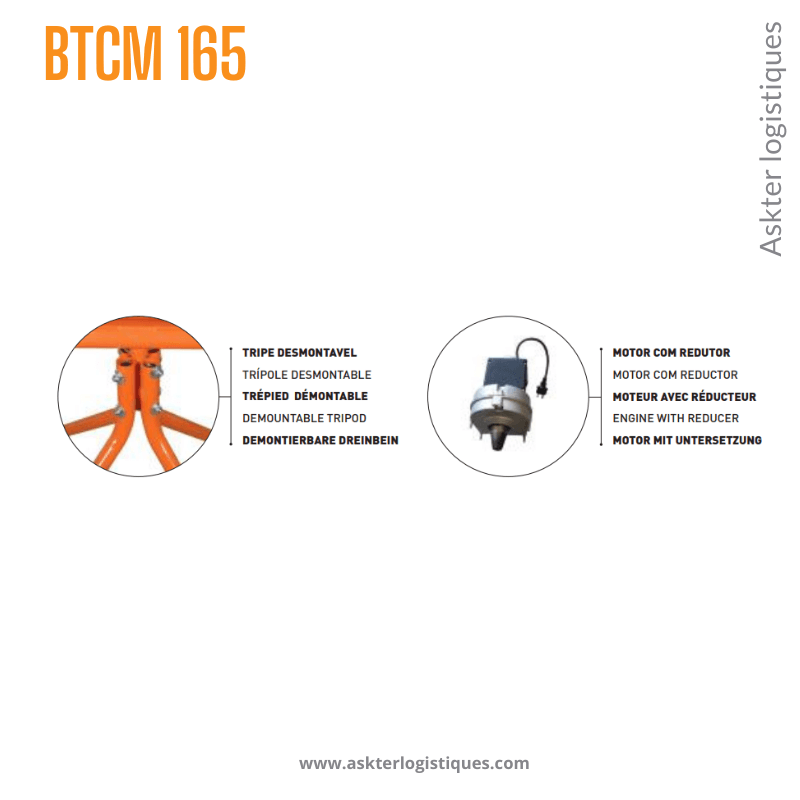 BTCM 165 - BÉTONNIÈRE GENRE BROUETTE