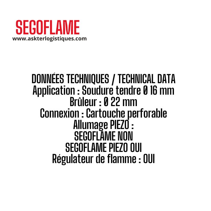 Gamme de torches SEGOFLAME