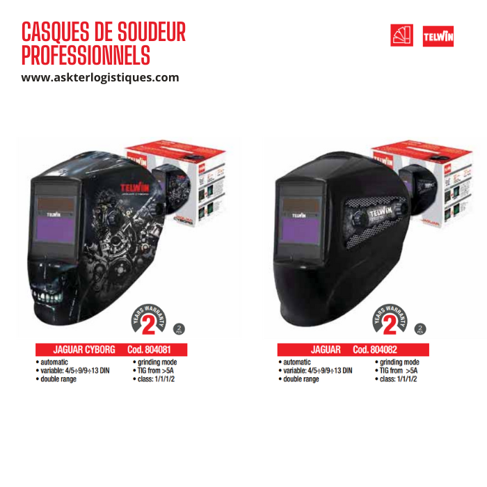 CASQUES DE SOUDEUR PROFESSIONNELS