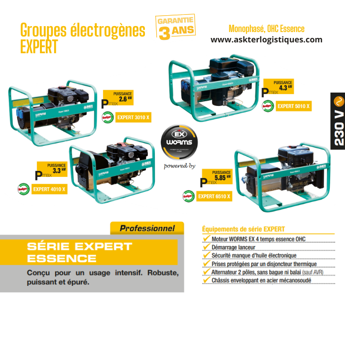 Groupes électrogènes EXPERT