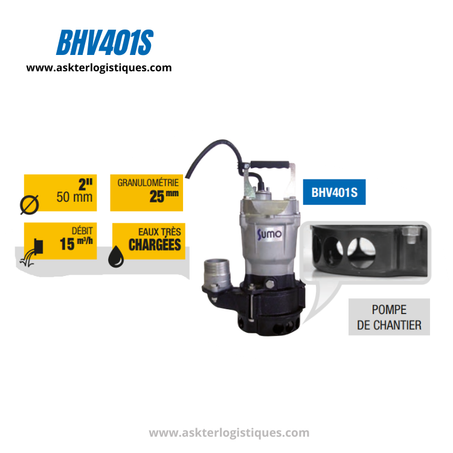 BHV401S - Pompes ÉLECTRIQUES Submersibles, 230 V / 50 Hz, Monophasé