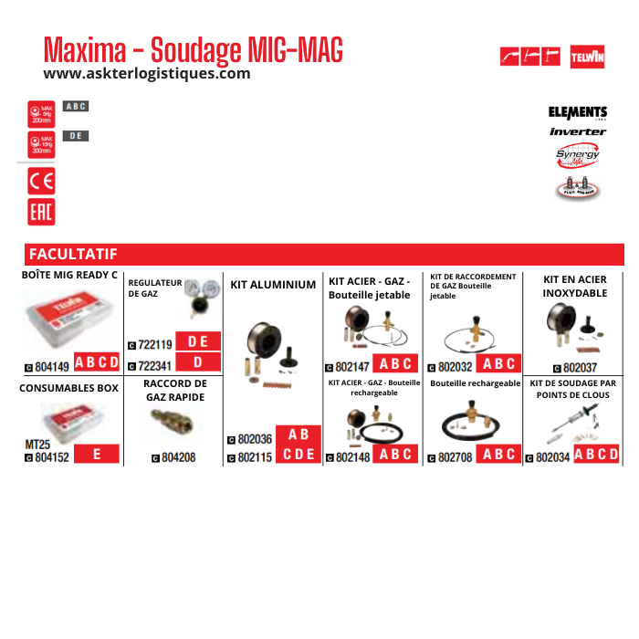 Maxima - Soudage MIG-MAG