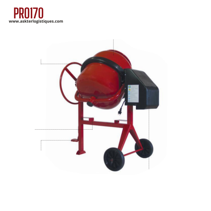 PRO170 - BÉTONNIÈRE PROFESSIONNEL