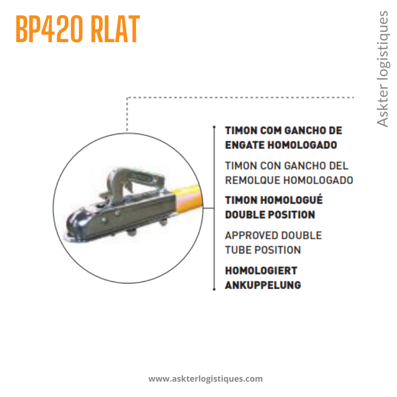 BP 420 RLAT - BÉTONNIÈRE PROFESSIONNEL TRACTABLE