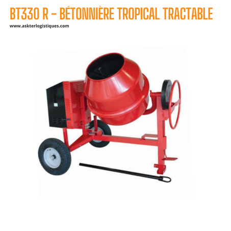 BT330 R - BÉTONNIÈRE TROPICAL TRACTABLE